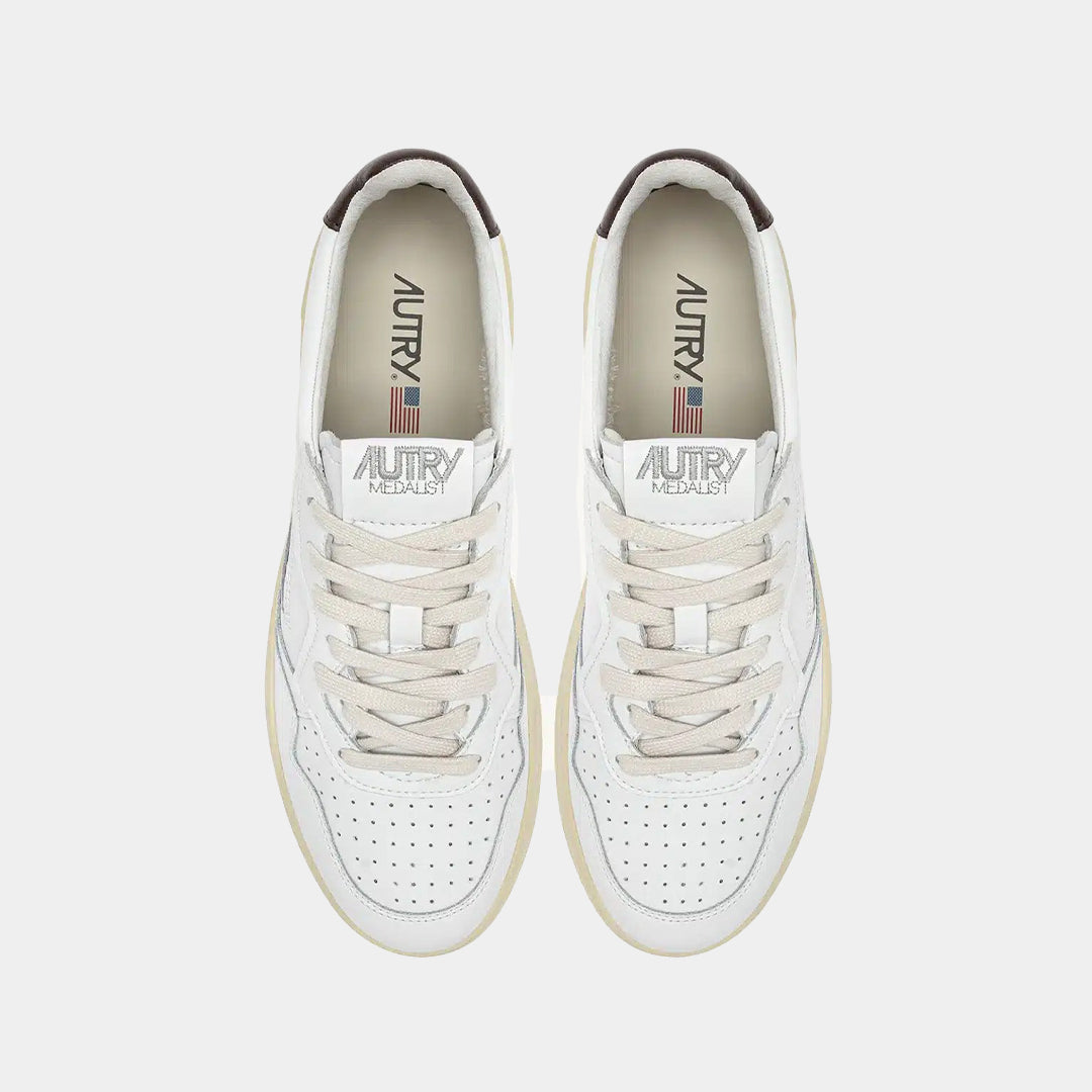 Tenis Medalist Low Blanco/Marrón
