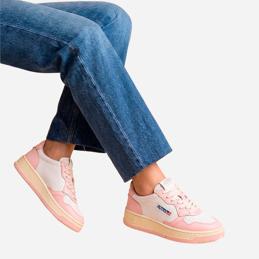 Tenis Medalist Mujer Bicolor Rosa/Blanco