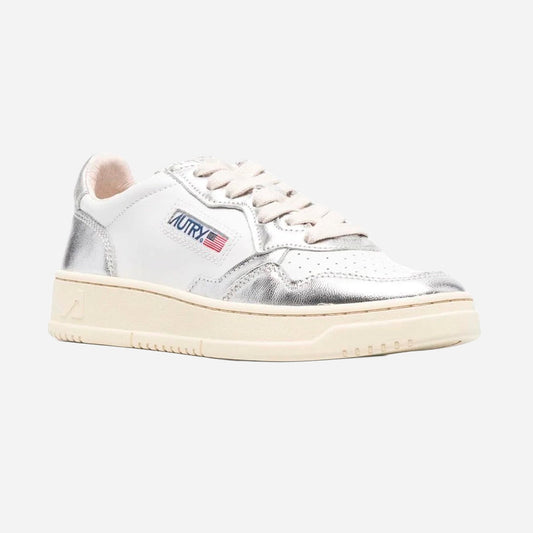 Tenis Medalist Dama Blanco/Plateado