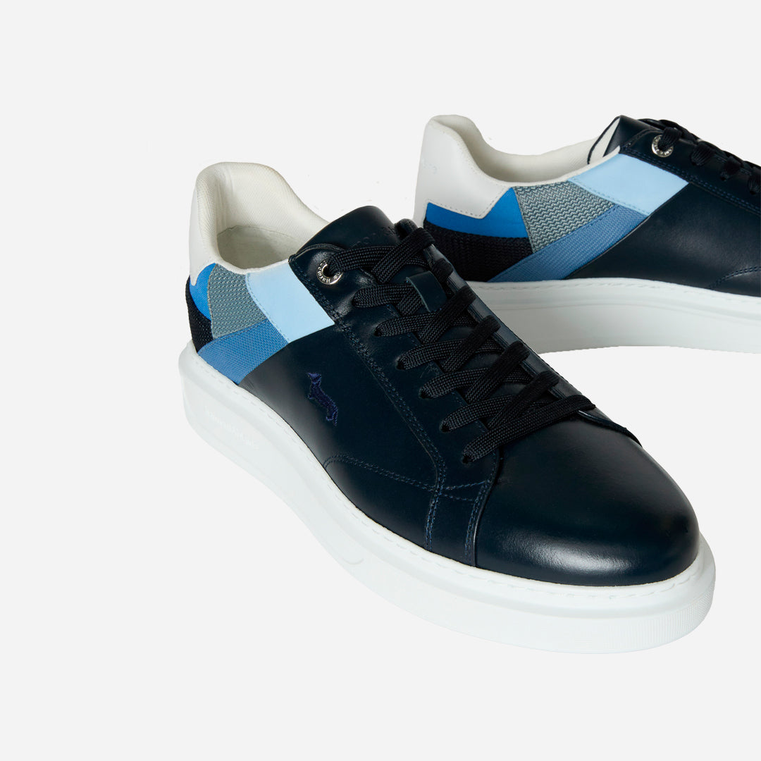 Sneaker Negro/Azul