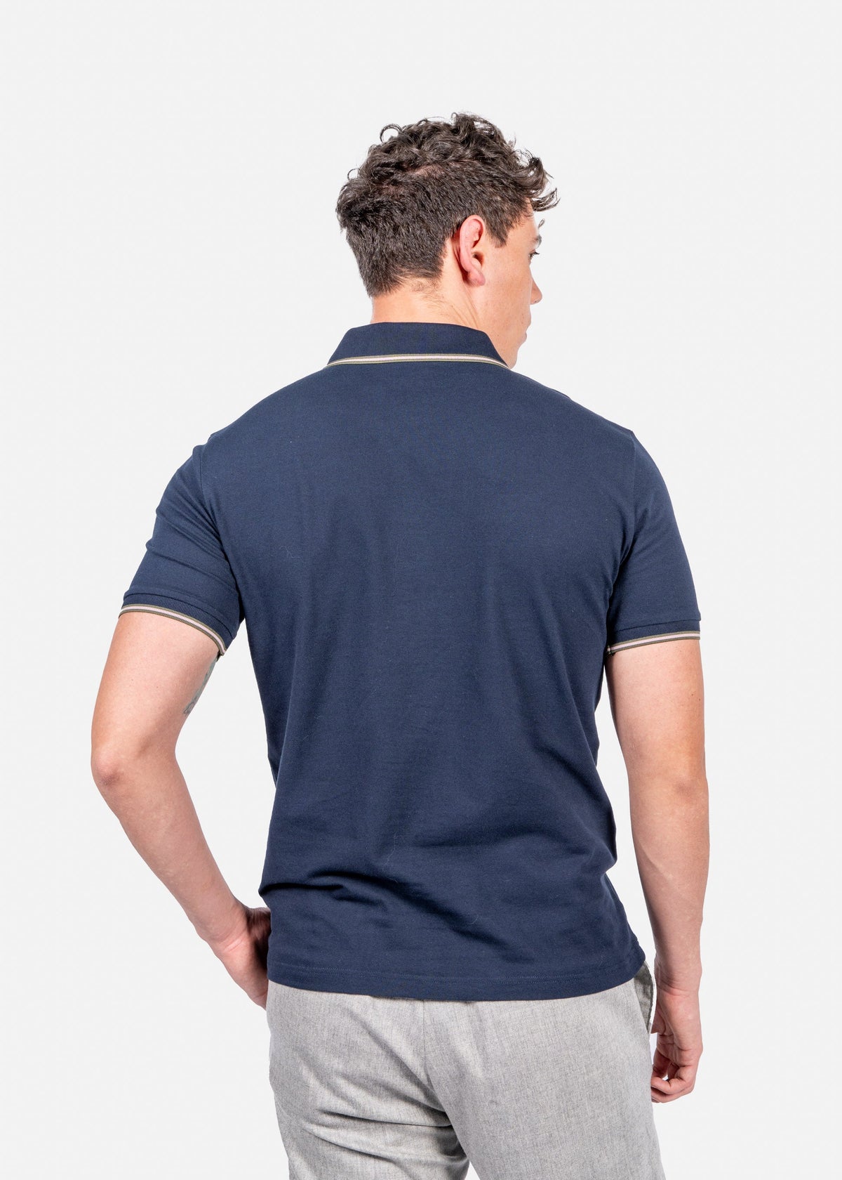 Camiseta Polo Azul Marino
