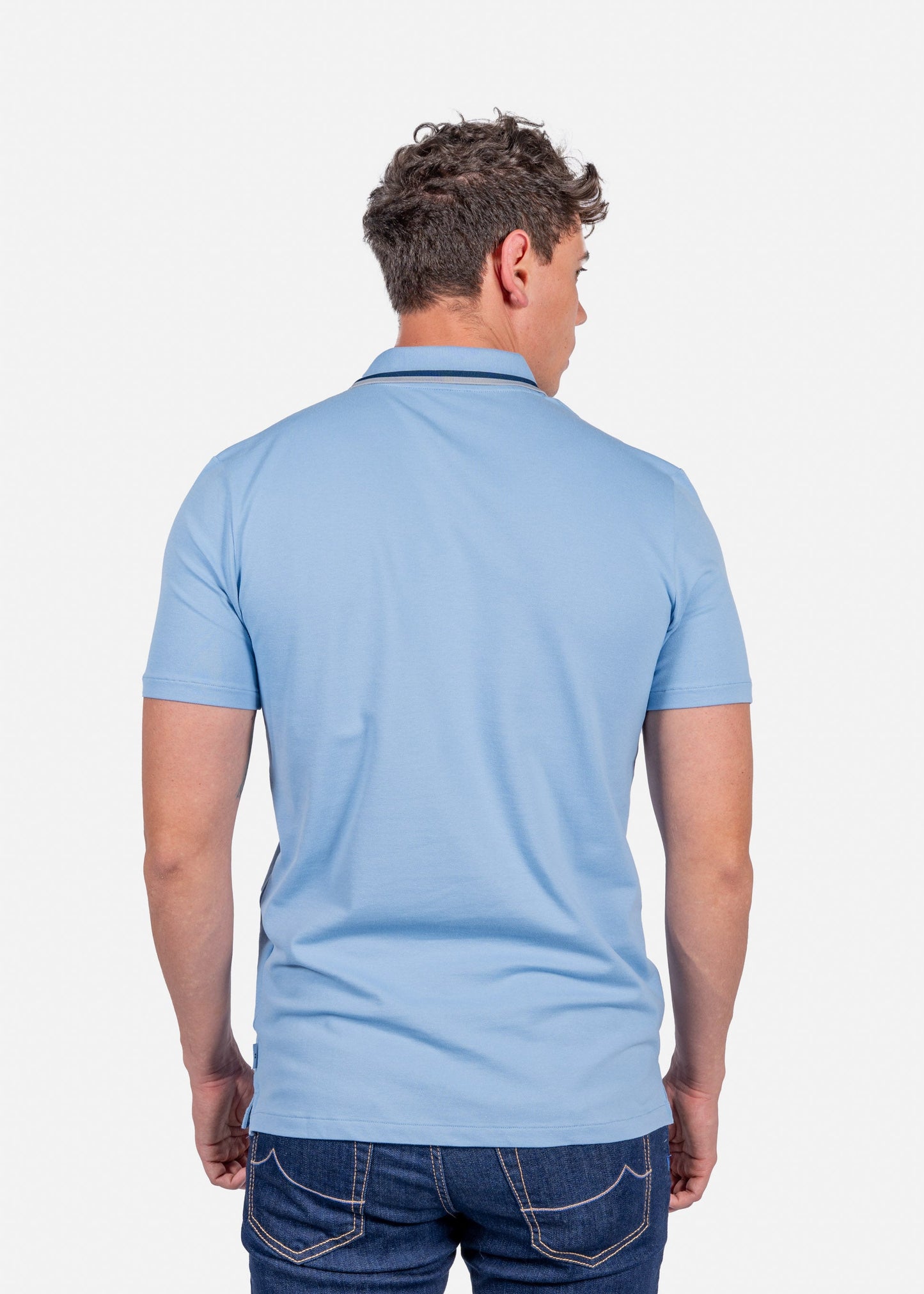 Camiseta Polo Azul S.M.