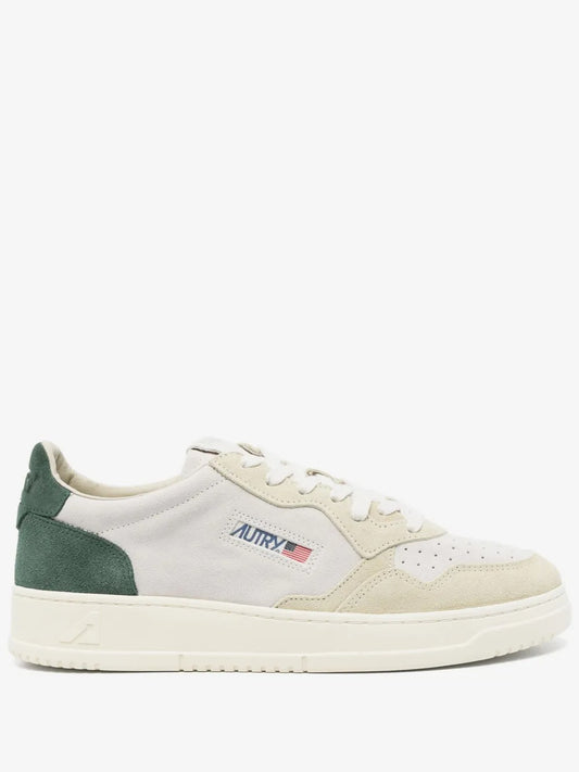 Tenis Medalsit Gamuza Beige/Verde