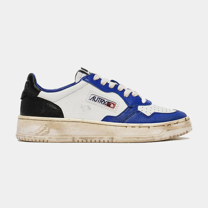 Tenis Medalist Low en Cuero Blanco Hombre A.