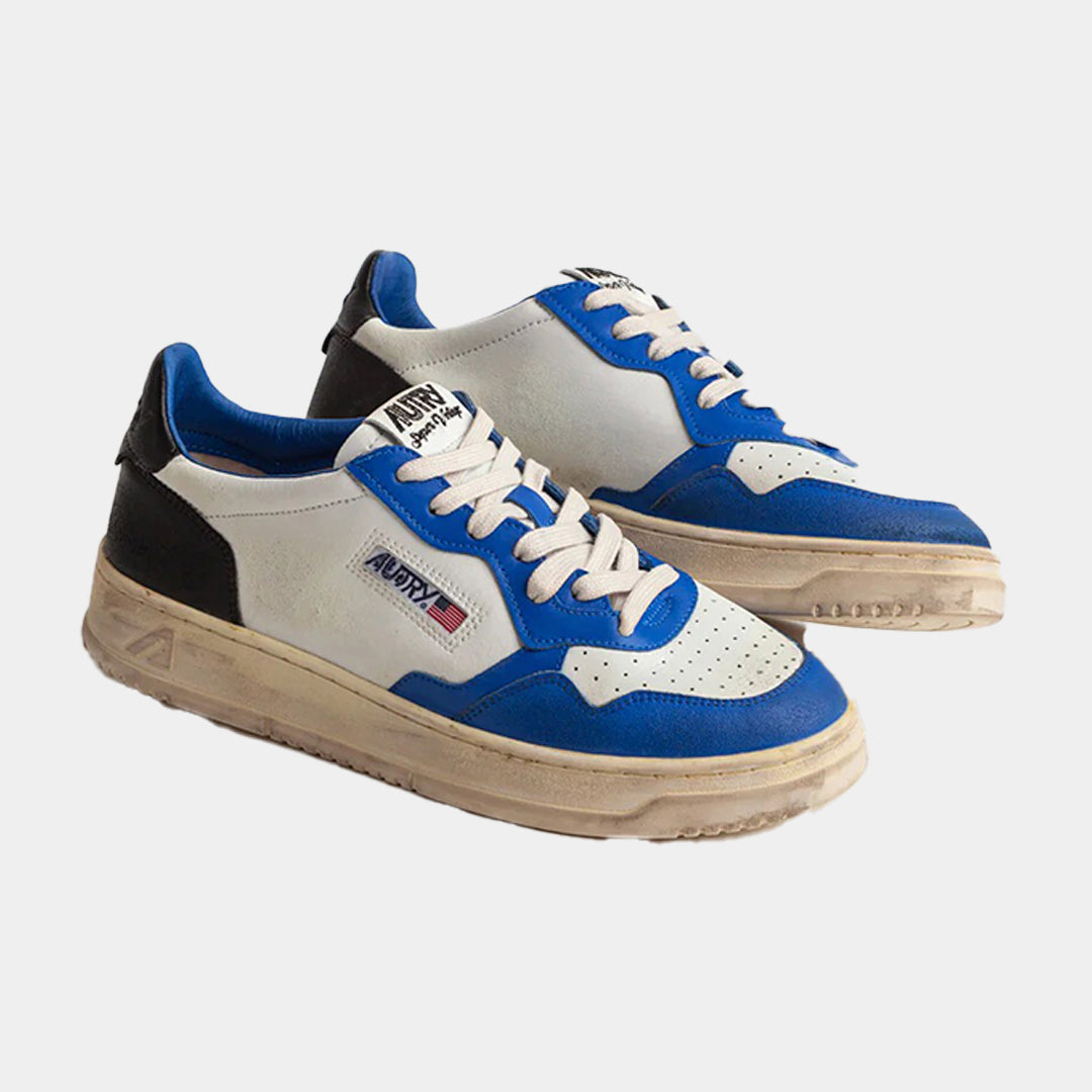Tenis Medalist Low en Cuero Blanco Hombre A.