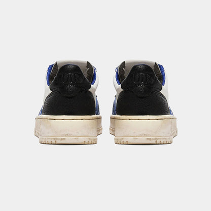 Tenis Medalist Low en Cuero Blanco Hombre A.