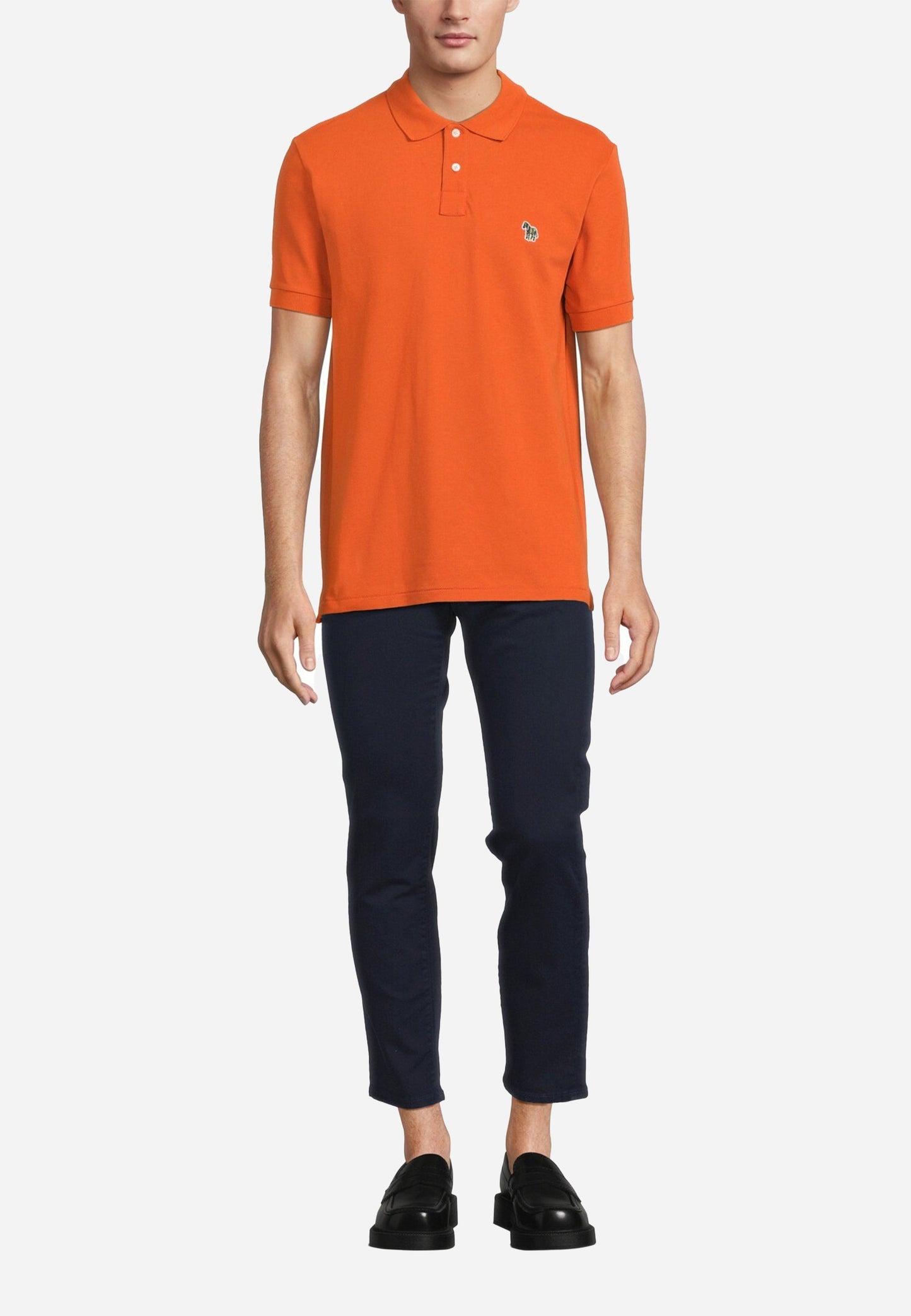 Camiseta Polo Hombre Naranja P.S.