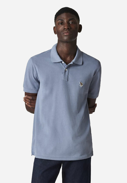 Camiseta Polo Hombre Azul Claro