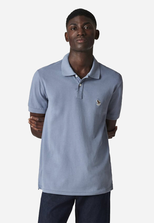 Camiseta Polo Hombre Azul Claro P.S.