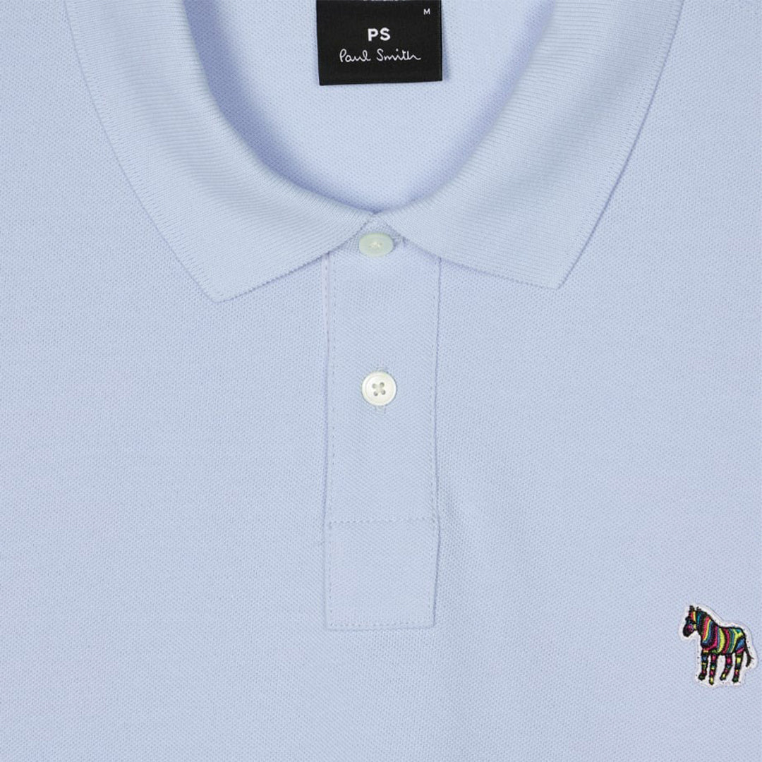 Camiseta Polo Hombre Azul Claro
