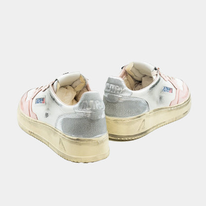 Tenis Medalist Low Super Vintage Mujer Blanco/Rosa