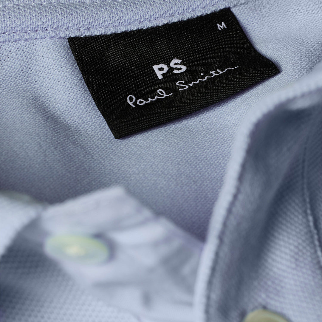 Camiseta Polo Hombre Azul Claro