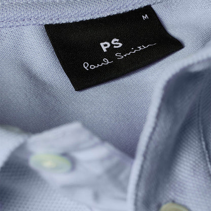 Camiseta Polo Hombre Azul Claro