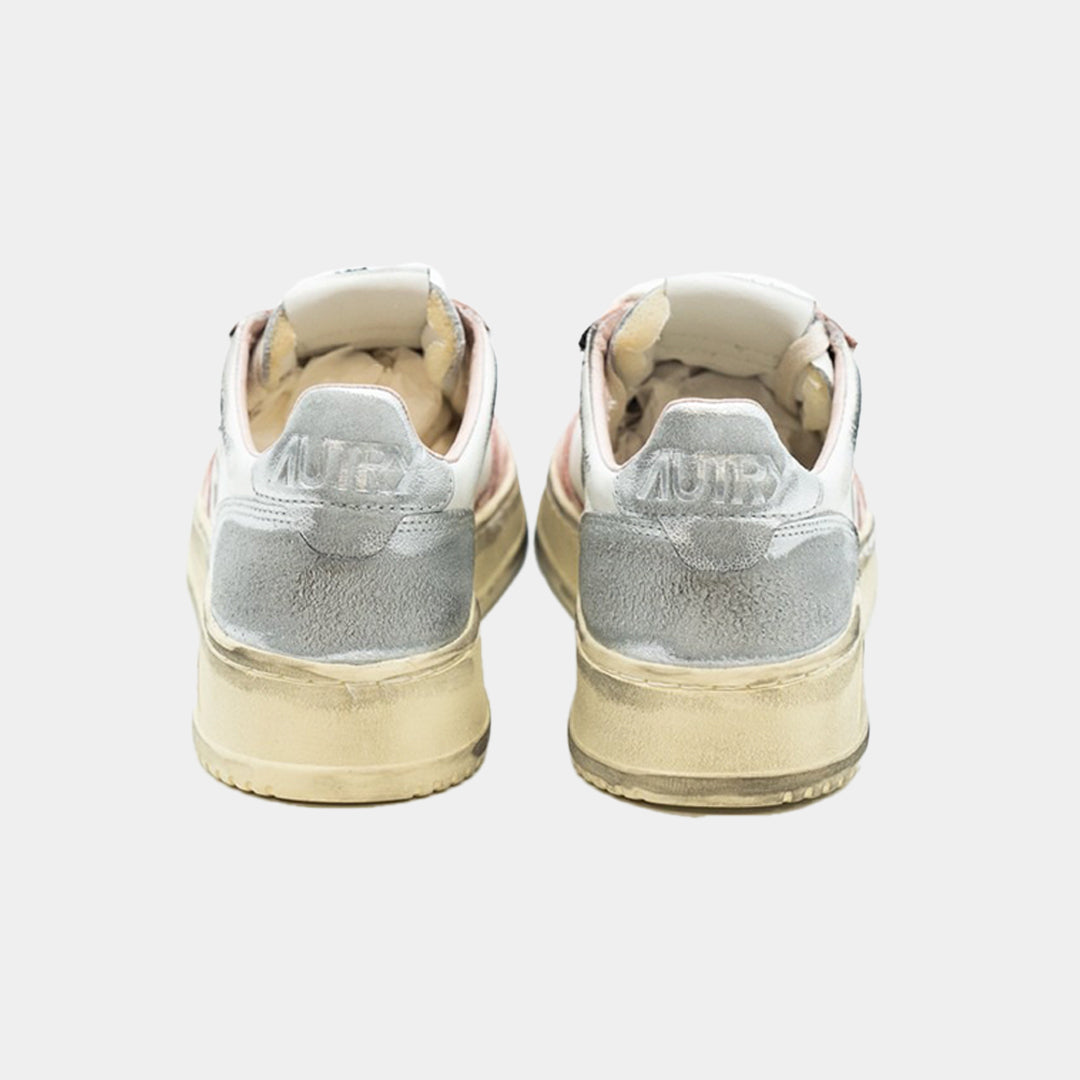 Tenis Medalist Low Super Vintage Mujer Blanco/Rosa