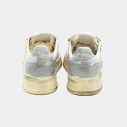 Tenis Medalist Low Super Vintage Mujer Blanco/Rosa