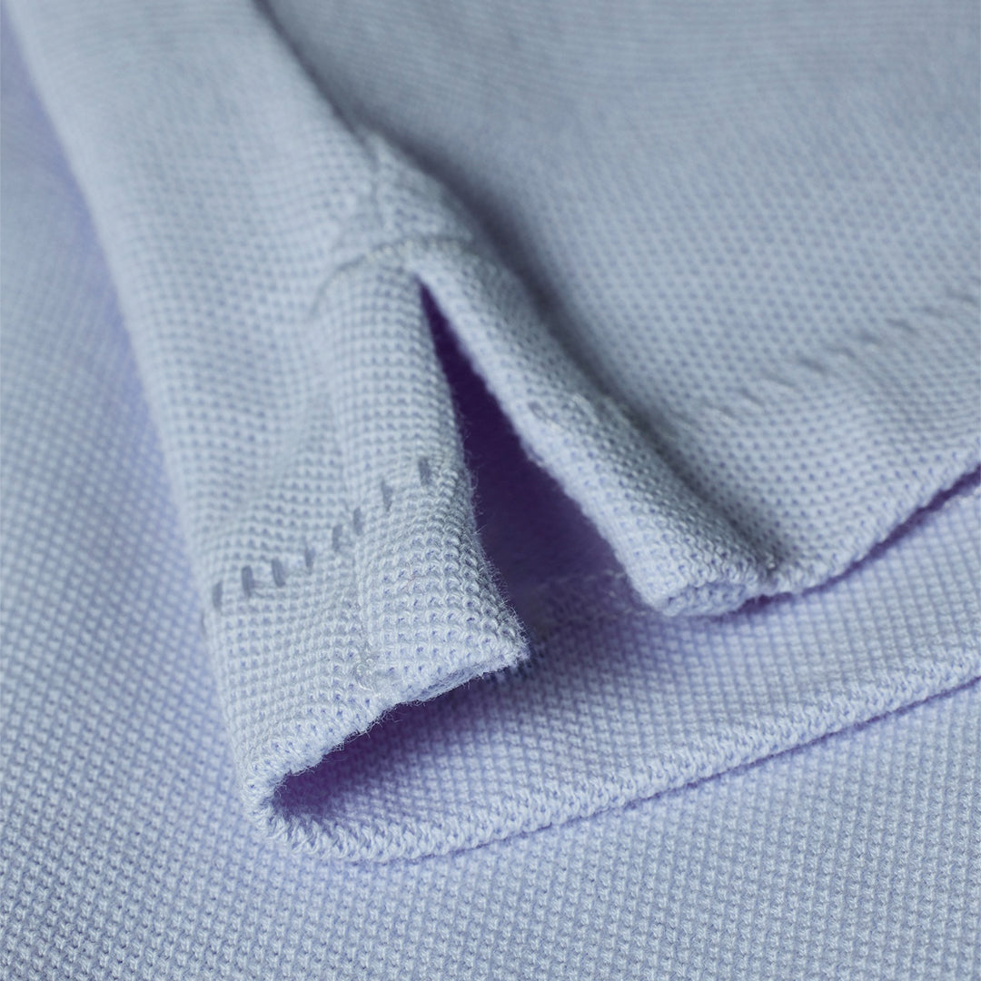 Camiseta Polo Hombre Azul Claro