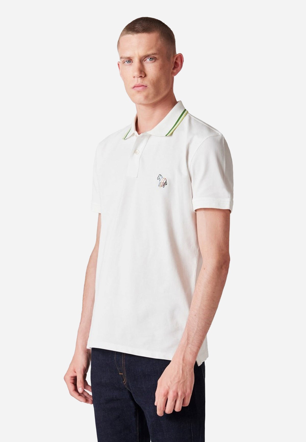 Camiseta Polo Hombre Blanca