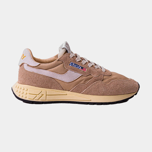 Tenis Mujer Reelwind Gamuza Café/Beige