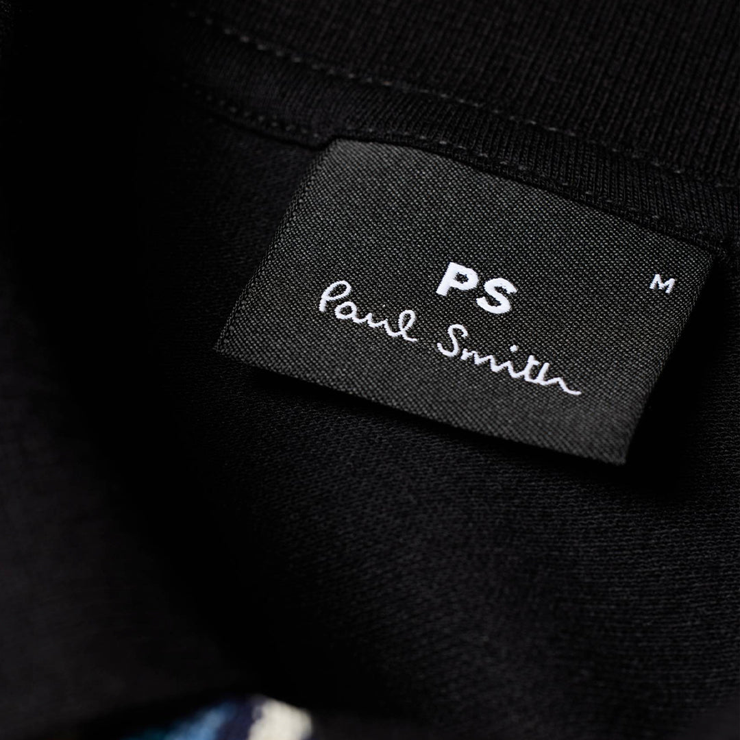 Camiseta Polo Hombre Negra P.S.