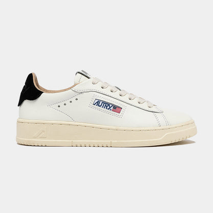 Tenis Medalist Low en Cuero Blanco/Negro