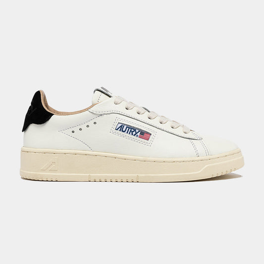 Tenis Medalist Low en Cuero Blanco/Negro