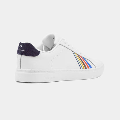 Tenis Blanco Rayas Color