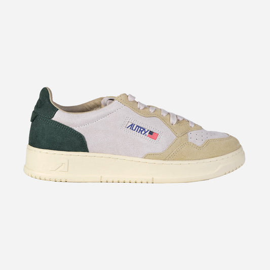 Tenis Medalsit Gamuza Beige/Verde