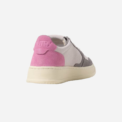 Tenis Medalist Mujer Gris/Rosa