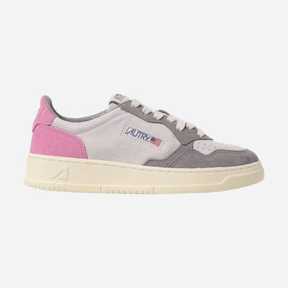 Tenis Medalist Mujer Gris/Rosa