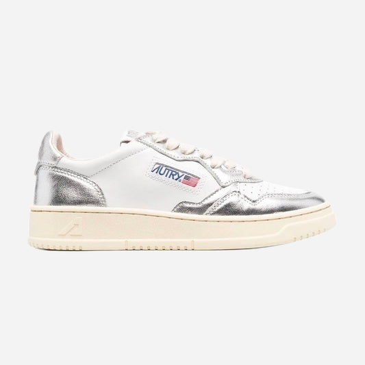 Tenis Medalist Dama Blanco/Plateado