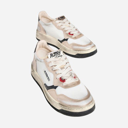 Tenis Medalist Low Dorado/Blanco Vintage