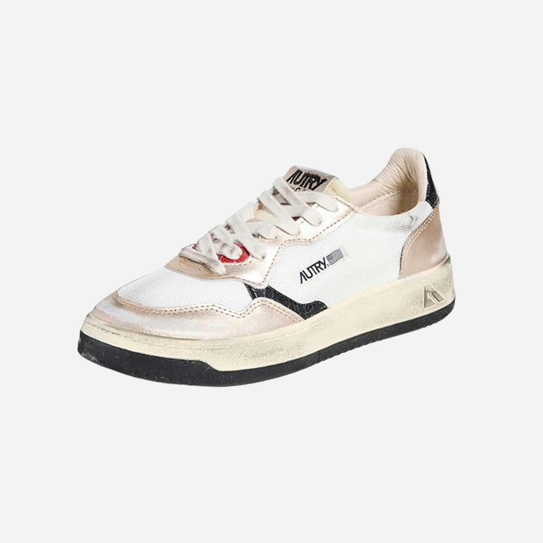 Tenis Medalist Low Dorado/Blanco Vintage