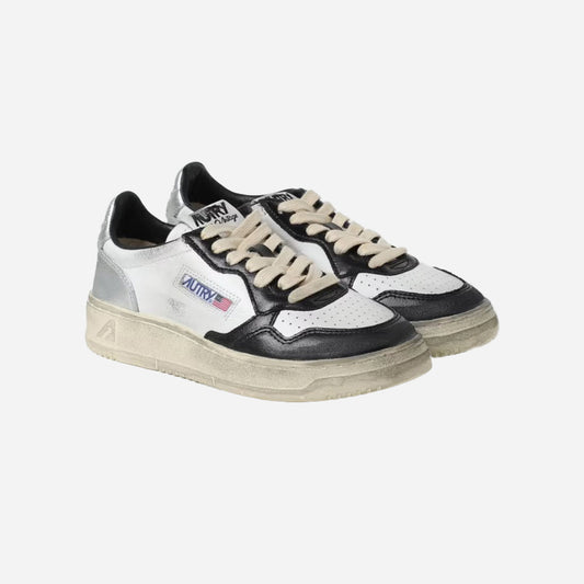 Tenis Low Blanco/Plata Super Vintage