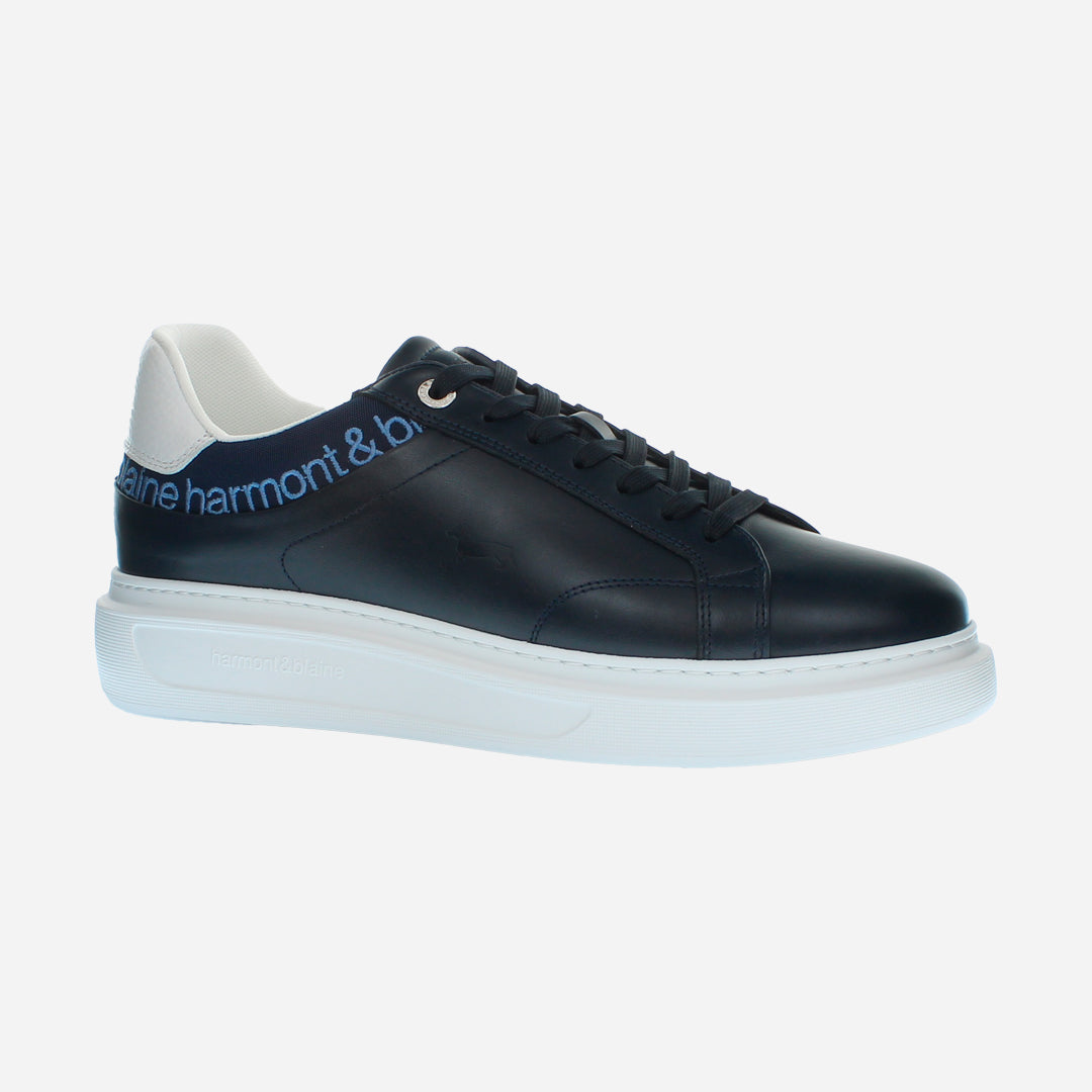 Sneaker Negro/Azul