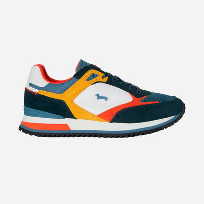 Sneaker Azul/Amarillo/Rojo Hombre