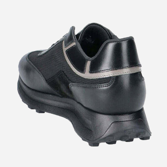 Sneaker Cuero Negro Hombre