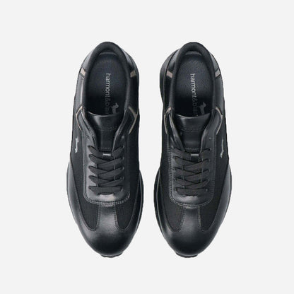 Sneaker Cuero Negro Hombre