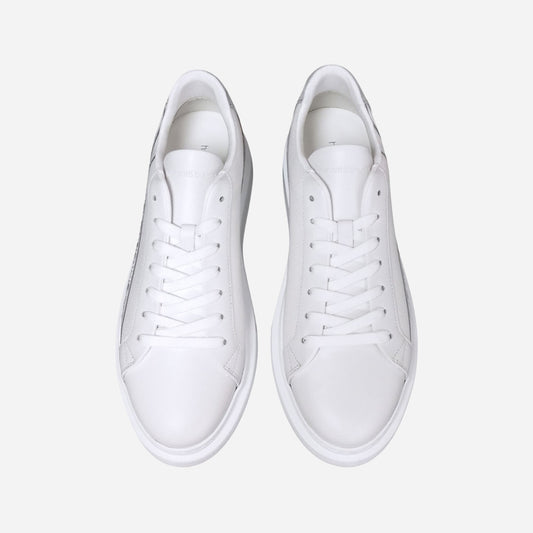 Tenis Logo Blanco y Gris