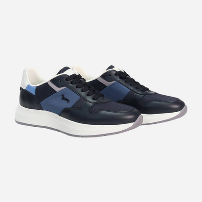 Tenis 8 Tejidos Multicolor Azul Marino