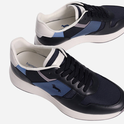 Tenis 8 Tejidos Multicolor Azul Marino