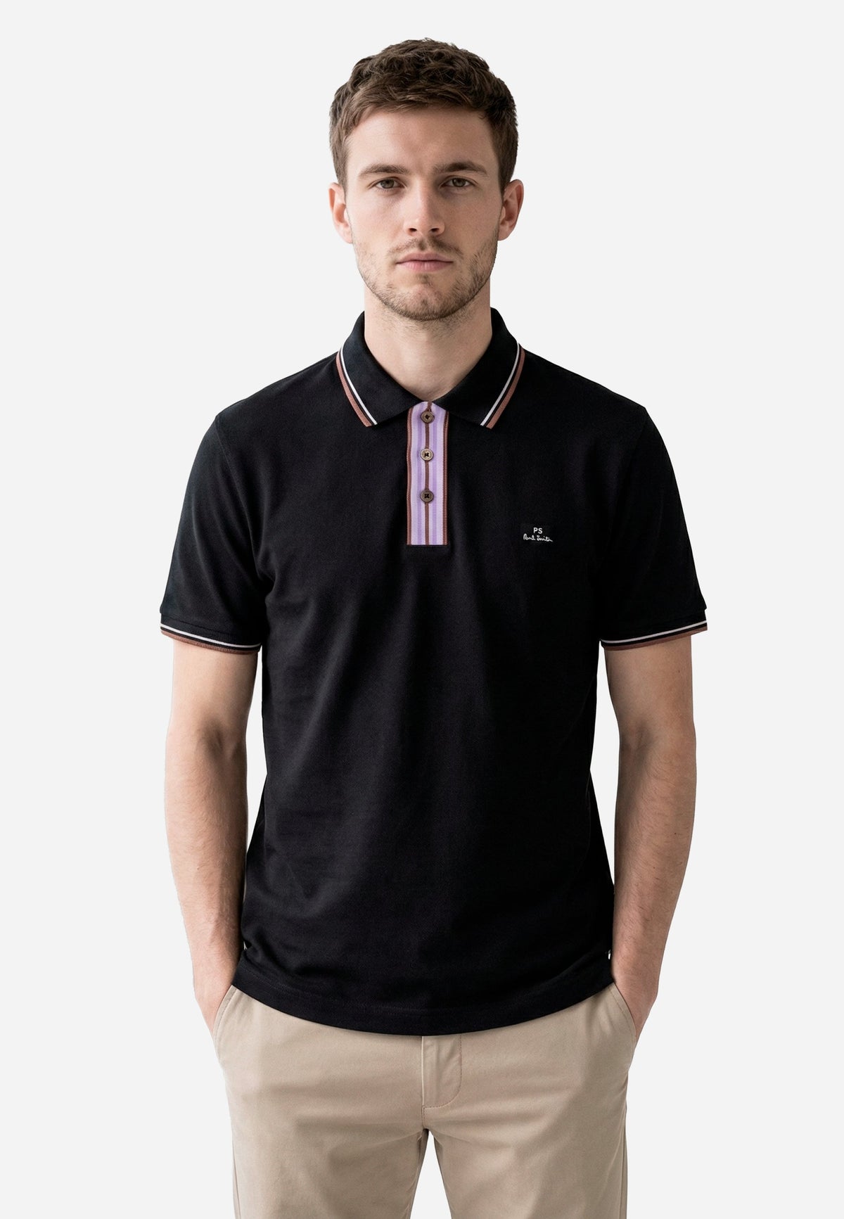 Camiseta Polo Negro