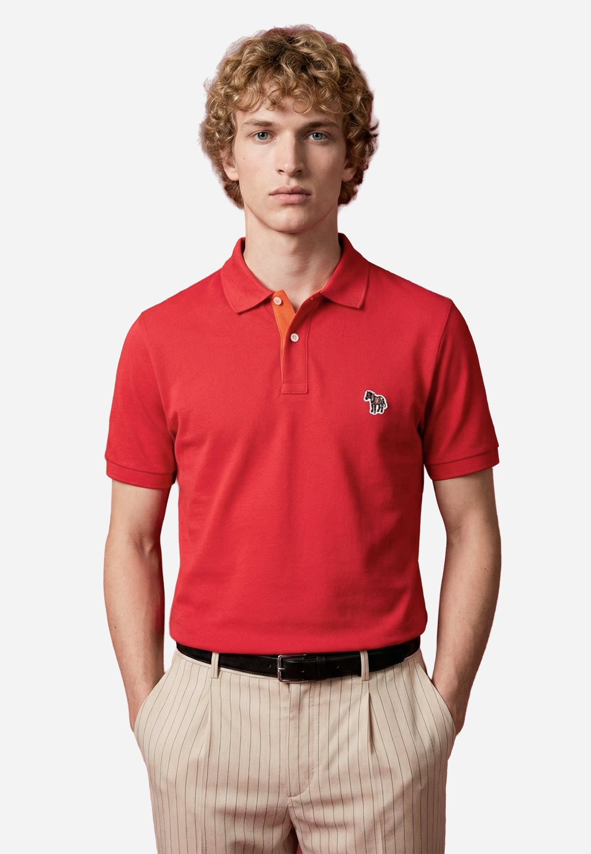 Camiseta Polo Rojo