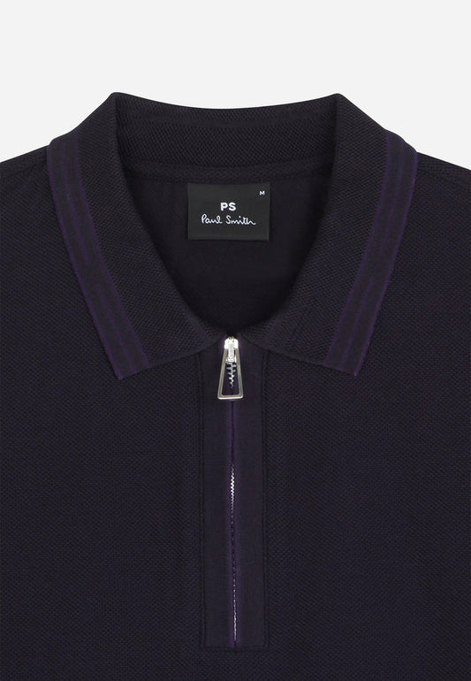 Camiseta Polo Negro P.S.