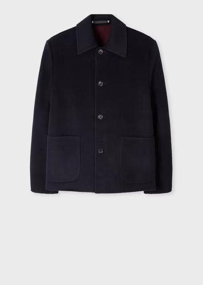 Chaqueta Double-Face Azul Marino Lana P.S.