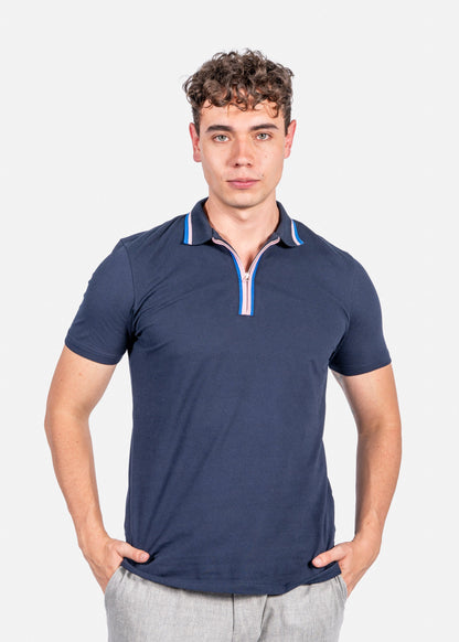 Camiseta Polo Azul Marino