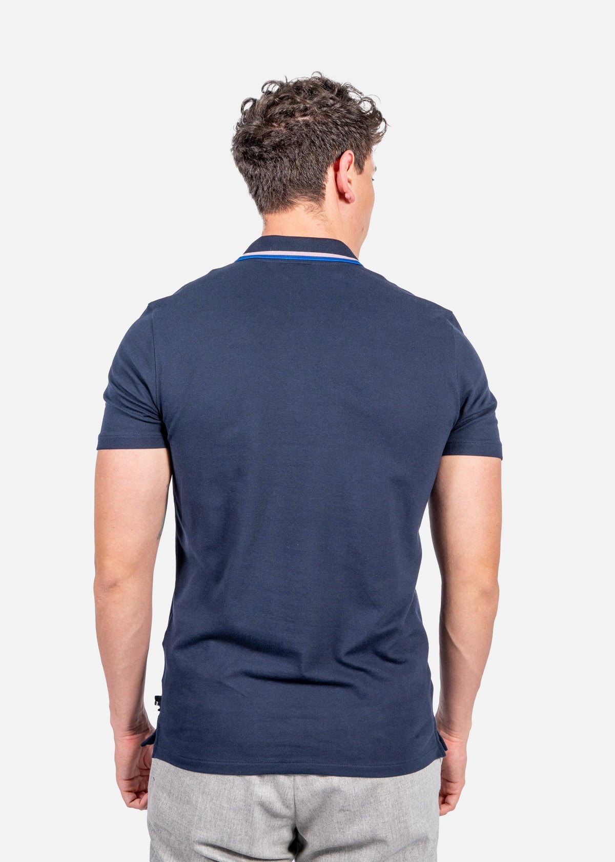 Camiseta Polo Azul Marino