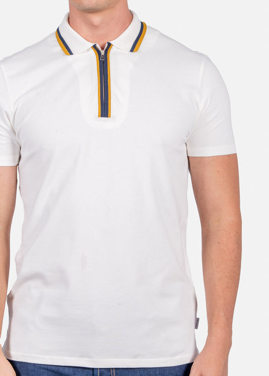 Camiseta Polo Blanca P.S.