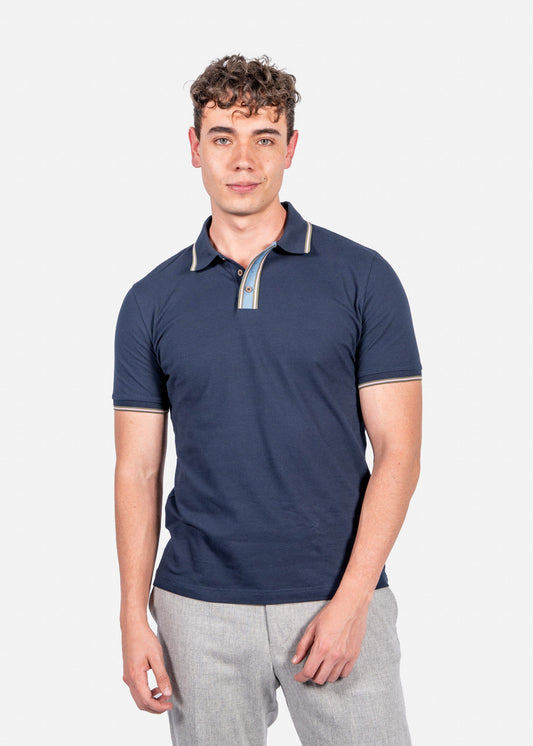 Camiseta Polo Azul Marino P.S.
