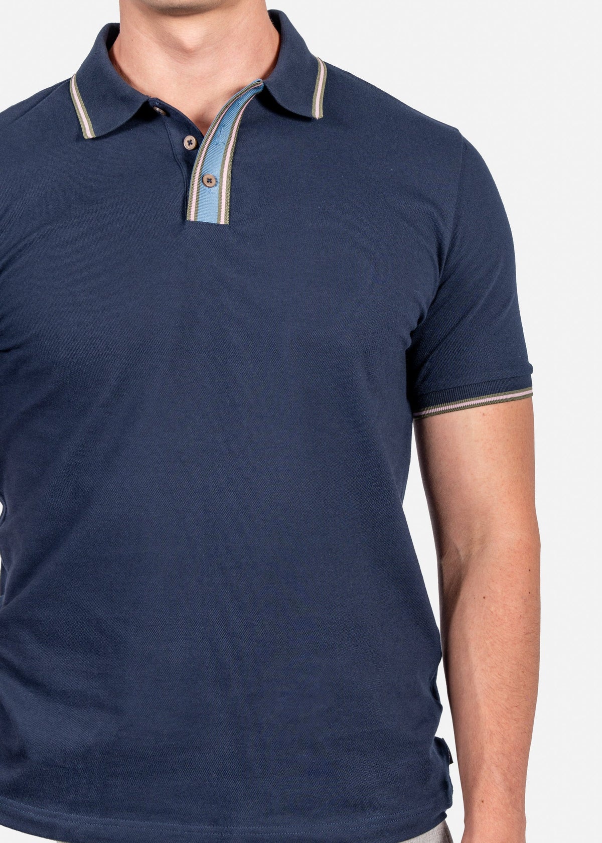 Camiseta Polo Azul Marino
