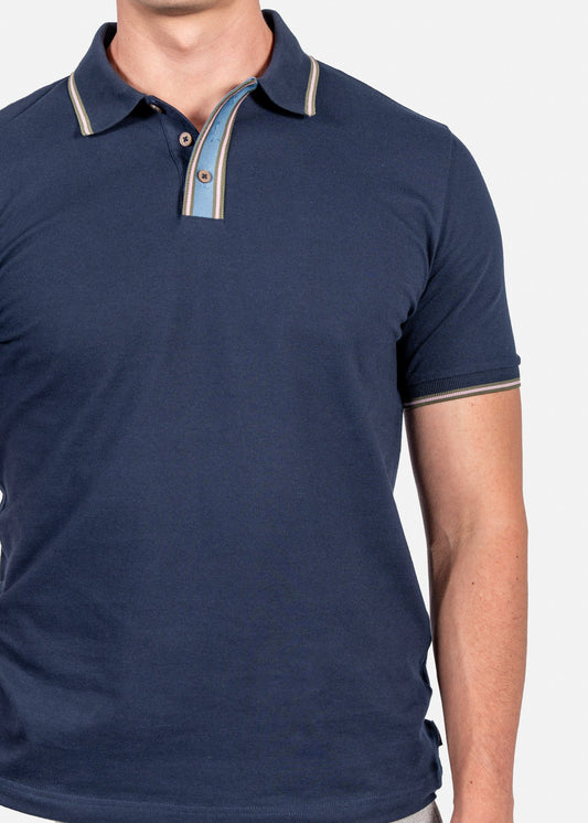 Camiseta Polo Azul Marino P.S.